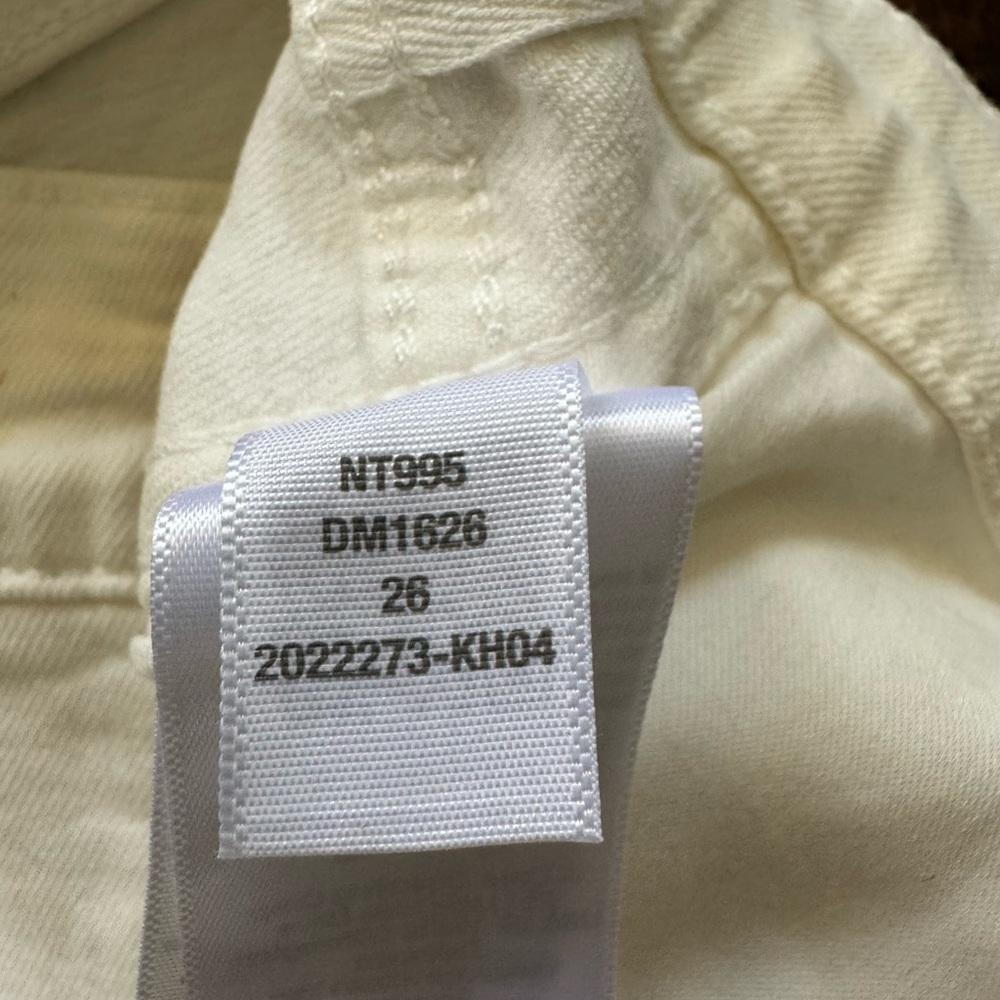NWT Madewell Women’s Size 26 Perfect Vintage Wide-Leg Crop Jean Tile White - Picture 7 of 7